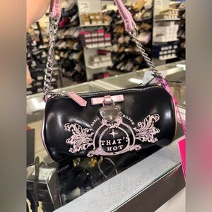 Paris Hilton Black and Pink Women's Bag